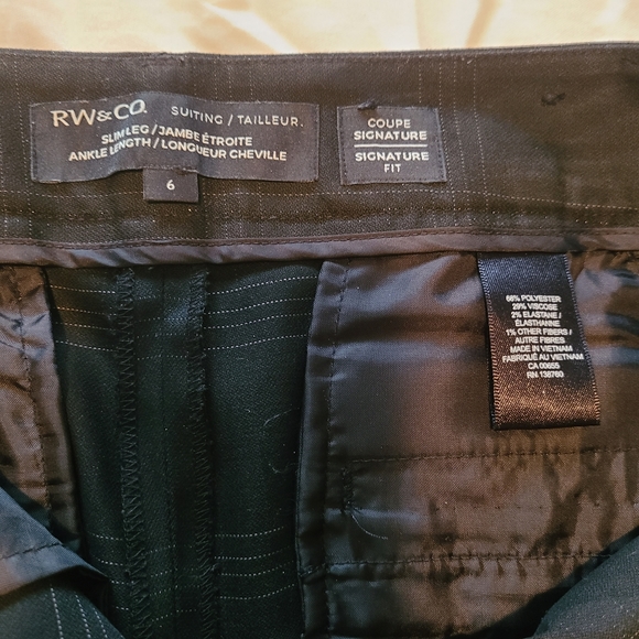 RW&Co. Slim leg signature fit suit pants - Picture 2 of 10